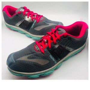 Brooks Pure Cadence 4 Sneakers Running Shoes Athletic Trainers Womens 10.5 Coral